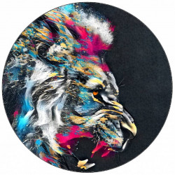 Essbares Papier Farbe Animation brüllender Löwe 19,5 cm