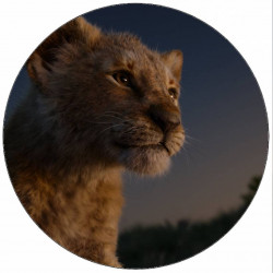 Essbares Papier König der Löwen Simba 19,5 cm