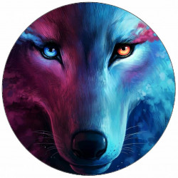 Essbares Papier Wolf 19,5 cm