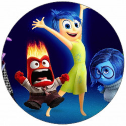 Essbares Papier In meinem Kopf Emotionen 19,5 cm