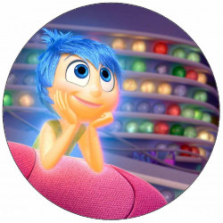 Essbares Papier Im Kopf Freude 19,5 cm