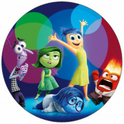 Essbare Papierfiguren aus dem Film In Your Head 19,5 cm