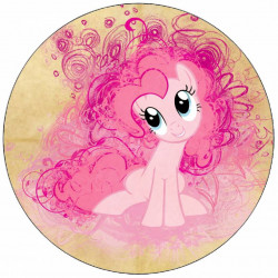 Essbares Papier Mein kleines Pony rosa Pony 19,5 cm