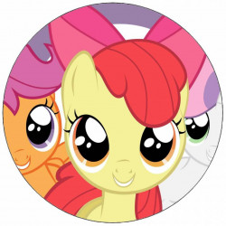 Essbares Papier Mein kleines Pony Apple Bloom 19,5 cm