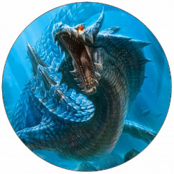 Essbarer Papier-Wasserdrache 19,5 cm