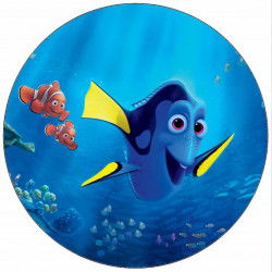 Essbares Papier Dory, Nemo und Marlin 19,5 cm