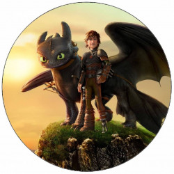 Essbares Papier How to train a dragon 19,5 cm