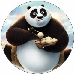 Essbares Papier Kung Fu Panda Po 19,5 cm