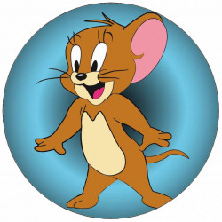 Essbare Papiermaus Jerry 19,5 cm