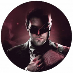 Essbares Papier Daredevil und seine Verwandlung 19,5 cm