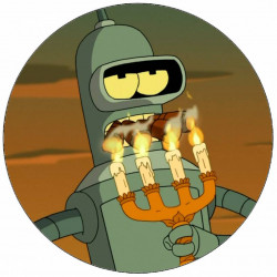 Futurama Bender mit Kerzenhalter 19,5 cm