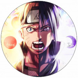 Essbares Papier Naruto Ashura/Indra 19,5 cm