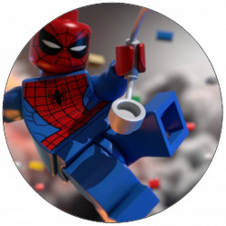 Lego Spiderman essbares Papier 19,5 cm