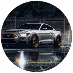 Essbares Papier Need for Speed Ford Mustang Coupé 19,5 cm