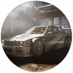 Essbares Papier Need for Speed BMW 3 mit Streifen 19,5 cm