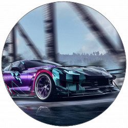 Essbares Papier Need for Speed Corvette 19,5 cm