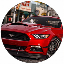 Essbares Papier GTA Ford Mustang rot 19,5 cm