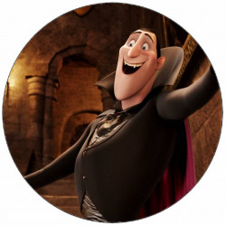 Essbares Papier Hotel Transylvania Dracula 19,5 cm