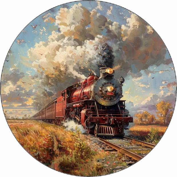 Essbarer Papierzug im Querformat 19,5 cm