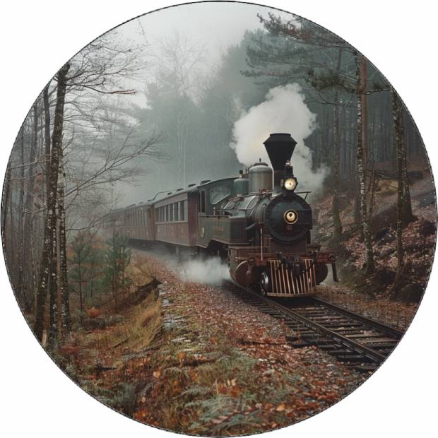 Essbarer Papierzug im Wald 19,5 cm