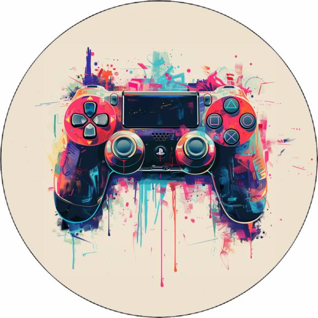 Playstation Controller essbares Papier - 02 19,5 cm