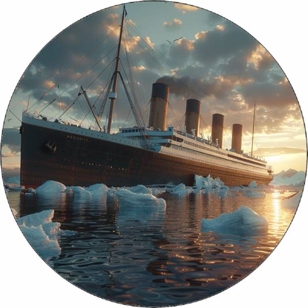 Essbares Papierschiffchen 19,5 cm