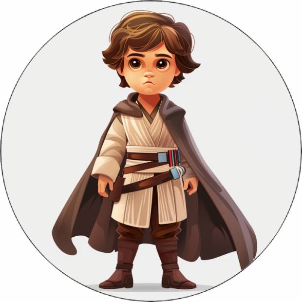 Essbares Papier Star wars Luke Skywalker 19,5 cm