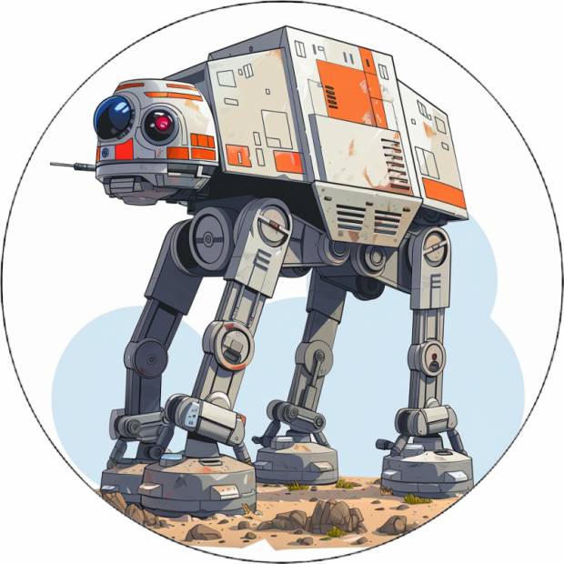 Essbares Papier Star wars AT-AT Walker 19,5 cm