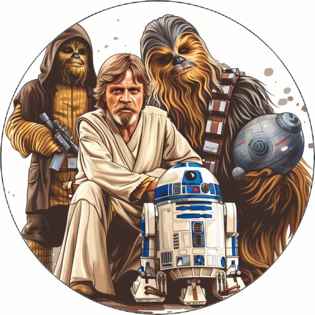 Essbares Papier Star wars 19,5 cm