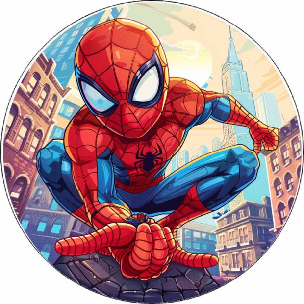 Spider-Man essbares Papier 19,5 cm