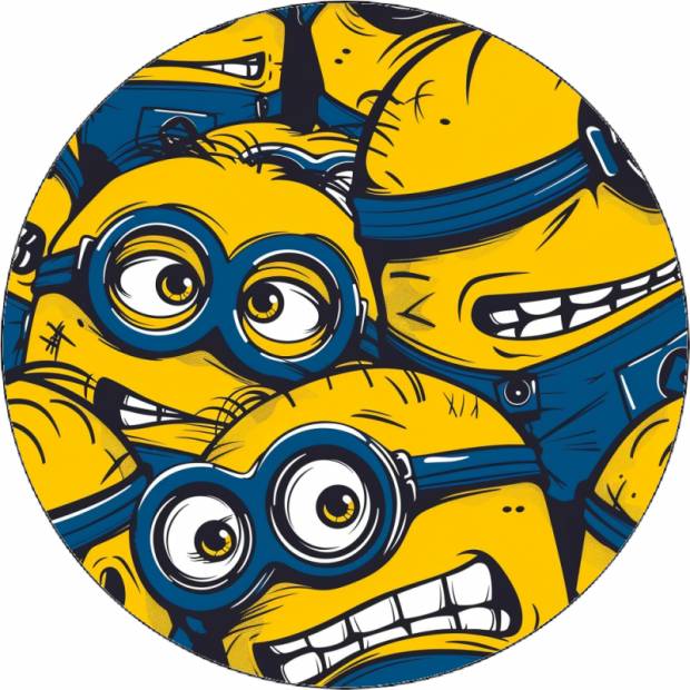 Essbares Papier grinsende Mimonen 19,5 cm