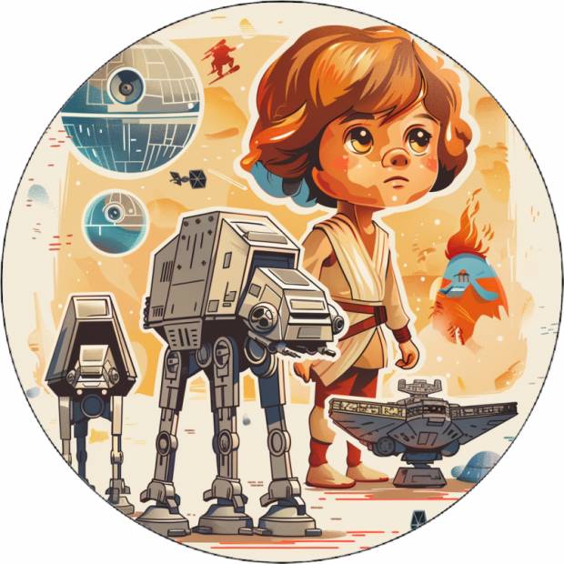 Star Wars essbares Papier 19,5 cm