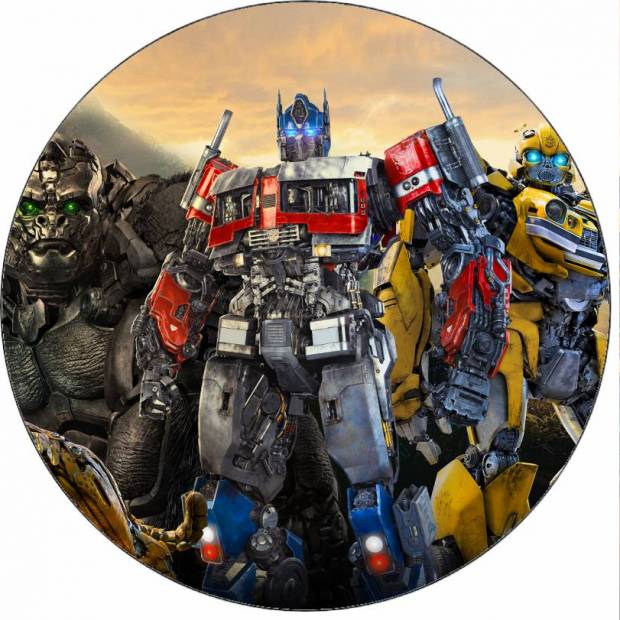 Essbares Papier Transformers Team 19,5 cm