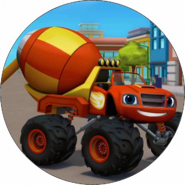 Essbares Papier Flamingo Mixer 19,5 cm