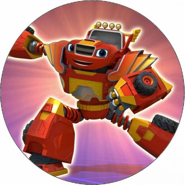 Essbares Papier Flamingo Roboter AJ 19,5 cm