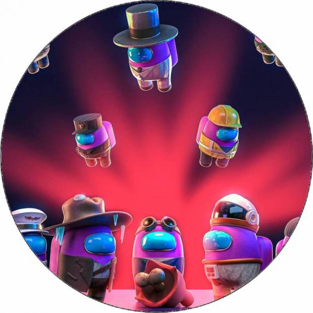 Essbares Papier Unter uns Team 19,5 cm