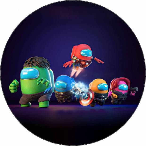 Essbares Papier Unter uns im Kampf 19,5 cm