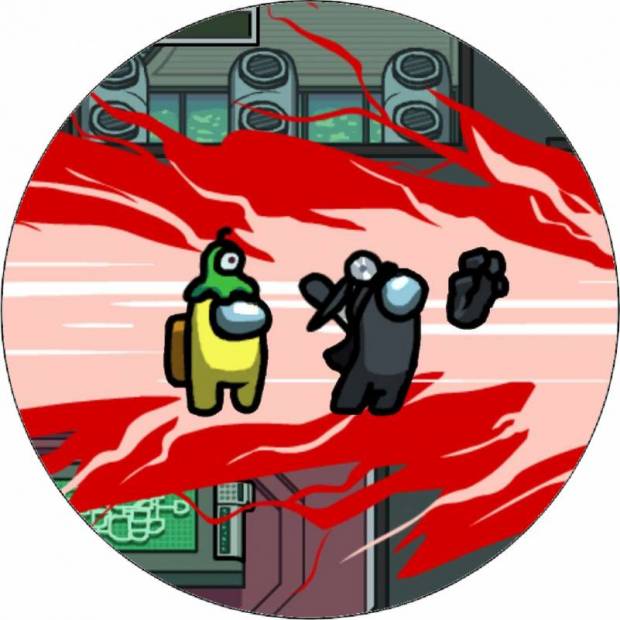 Essbares Papier Unter uns Flamme 19,5 cm