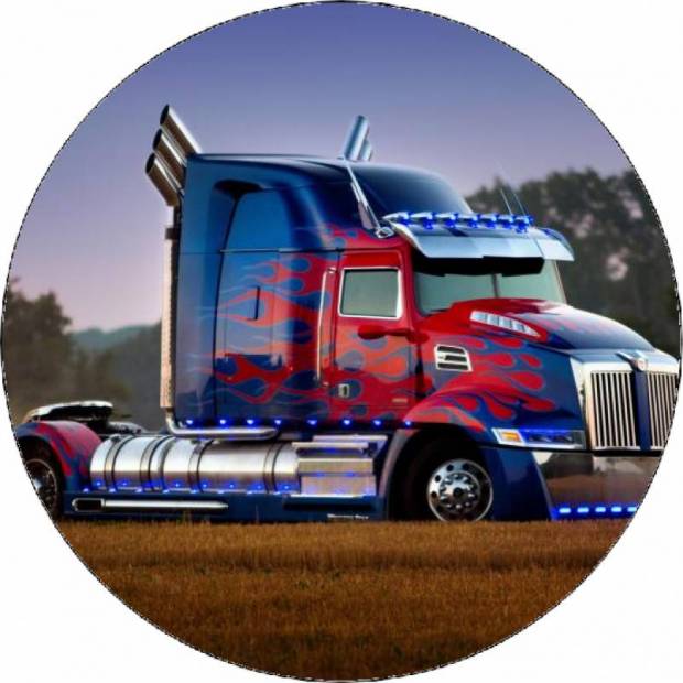 Essbarer Papier-Truck Optimus Prime 19,5 cm