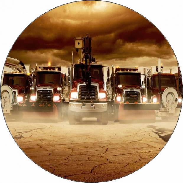 Essbare Papierwagen 19,5 cm