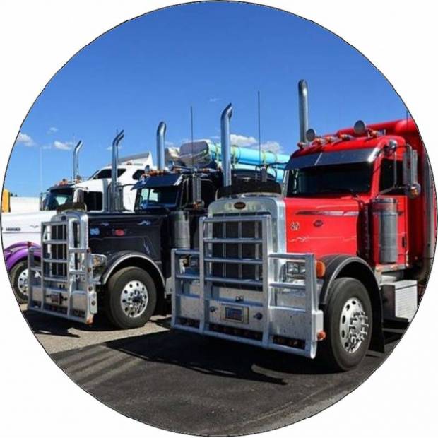 Essbares Papier verschiedene Lastwagen 19,5 cm