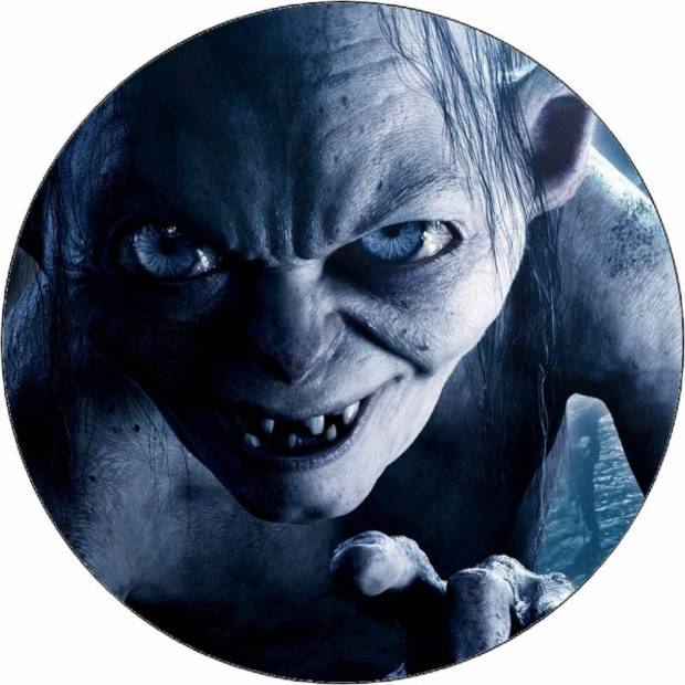 Essbares Papier Herr der Ringe Gollum 19,5 cm