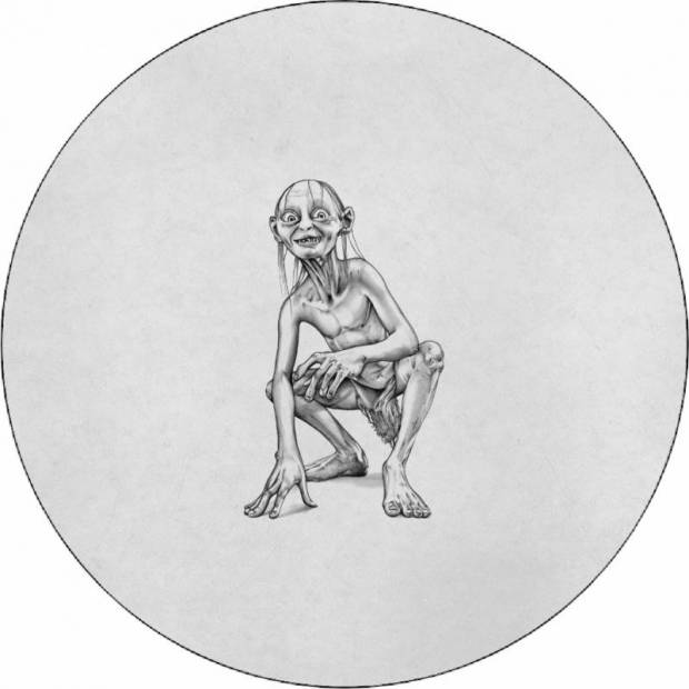 Essbares Papier Herr der Ringe Gollum Bleistift 19,5 cm