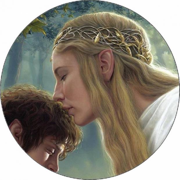 Herr der Ringe Frodo und die Fee 19,5 cm