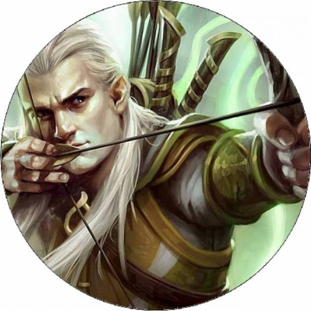 Herr der Ringe Legolas Illustration 19,5 cm