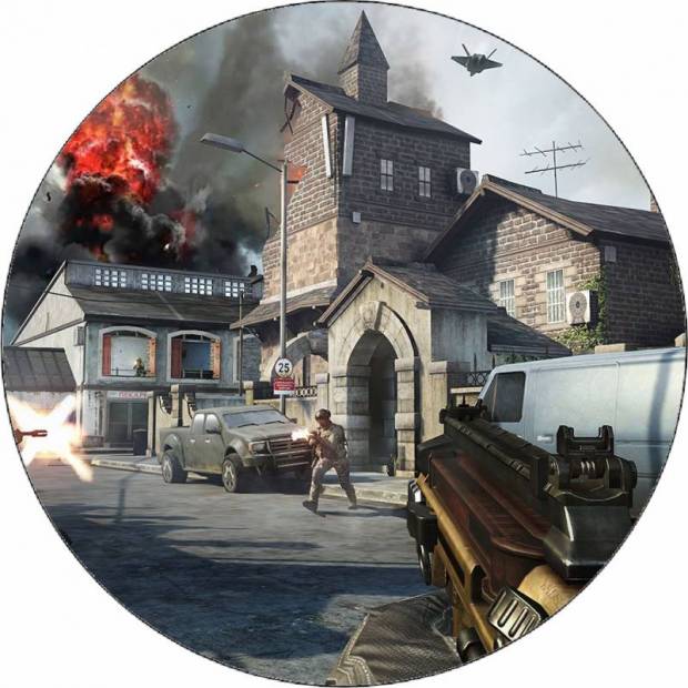 Essbares Papier Call of duty Haus 19,5 cm