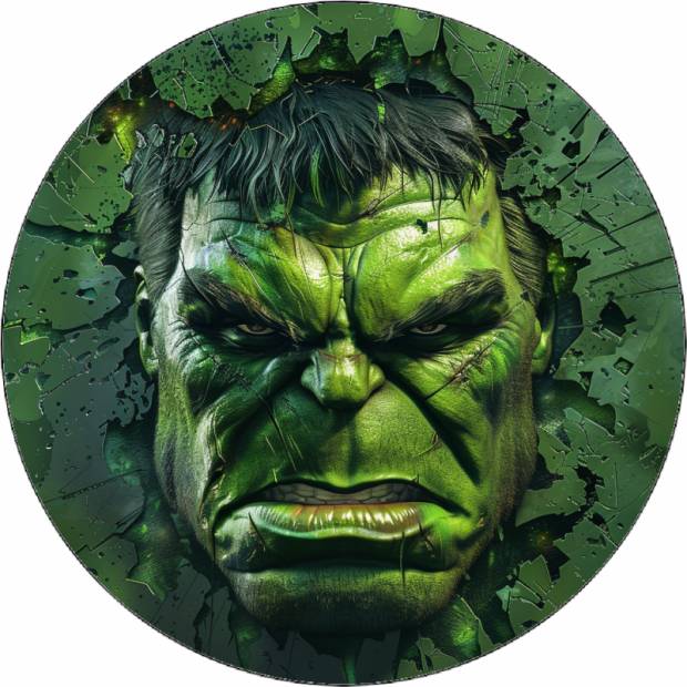 Essbares Papier Transformers Hulk 19,5 cm