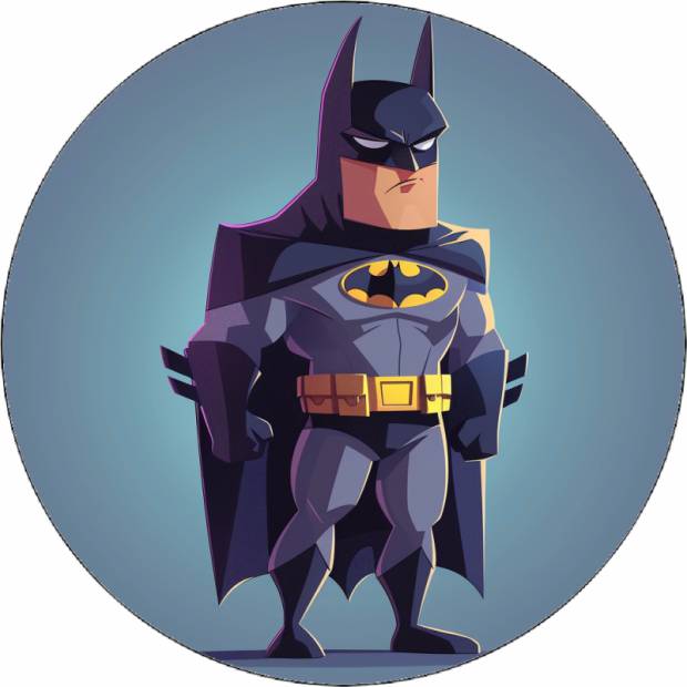 Essbares Papier Batman kleines Logo 19,5 cm