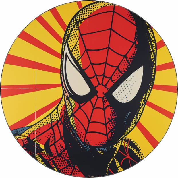 Essbares Papier Spiderman Nahaufnahme 19,5 cm
