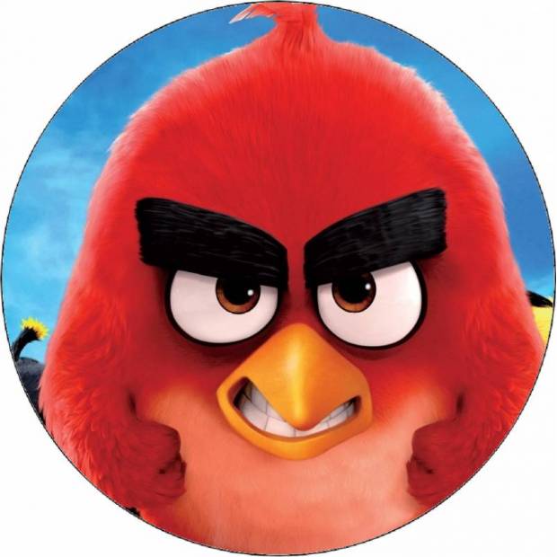 Essbares Papier Angry birds läuft 19,5 cm